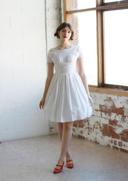 vintage white dress Fiona Cotton Midi Dress. Simple Retro Womenswear Daily-Vintage Inspired Fashion, / L Dress is the perfect historical wardrobe staple for year Antique Edwardian Dress 1900s White