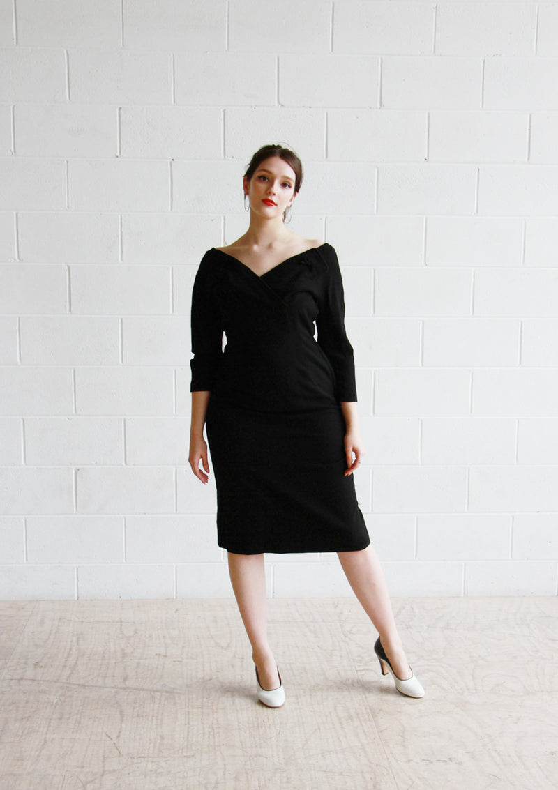 Antonio Melani Crissy Short Sleeve Crew Neck Stretch Woven Wool Blend  Sheath Dress | Dillard's