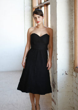Vintage 1950s Henry Rosenfeld Black Ballerina Dress / XS/S Sarah & Ludo Vintage 1950s Henry Rosenfeld Black Ballerina Dress / XS/S Sarah & Ludo