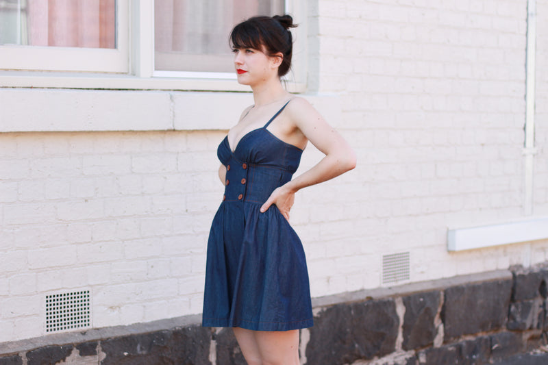 karen walker denim dress karen walker denim dress
