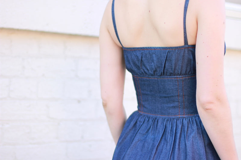 karen walker denim dress Rinoa Denim Dress Sledge Sister Karen Walker