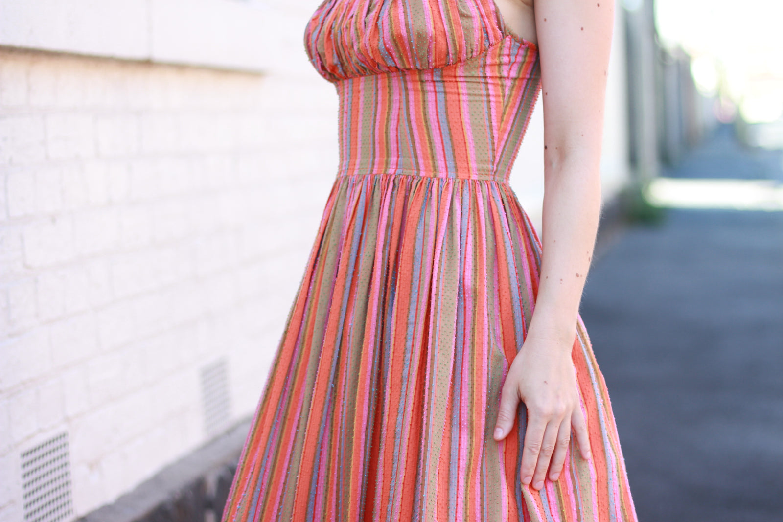 Vintage 1950s Swiss Dot Sundress / Shelf Bust / S – Sarah & Ludo