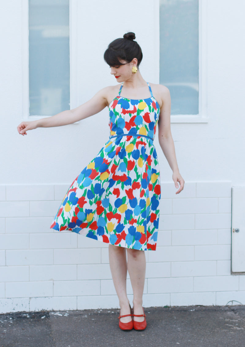 Vintage 1970s LANZ Tulip Open Back Sundress / XS – Sarah & Ludo